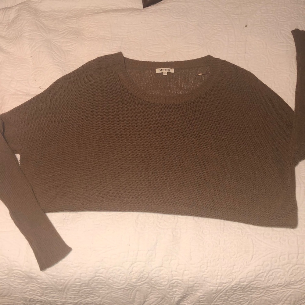 Brown Knit Sweater